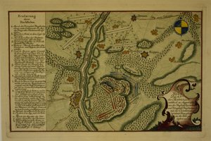 Plan van de Slag bij Kunersdorf, 12 augustus 1759